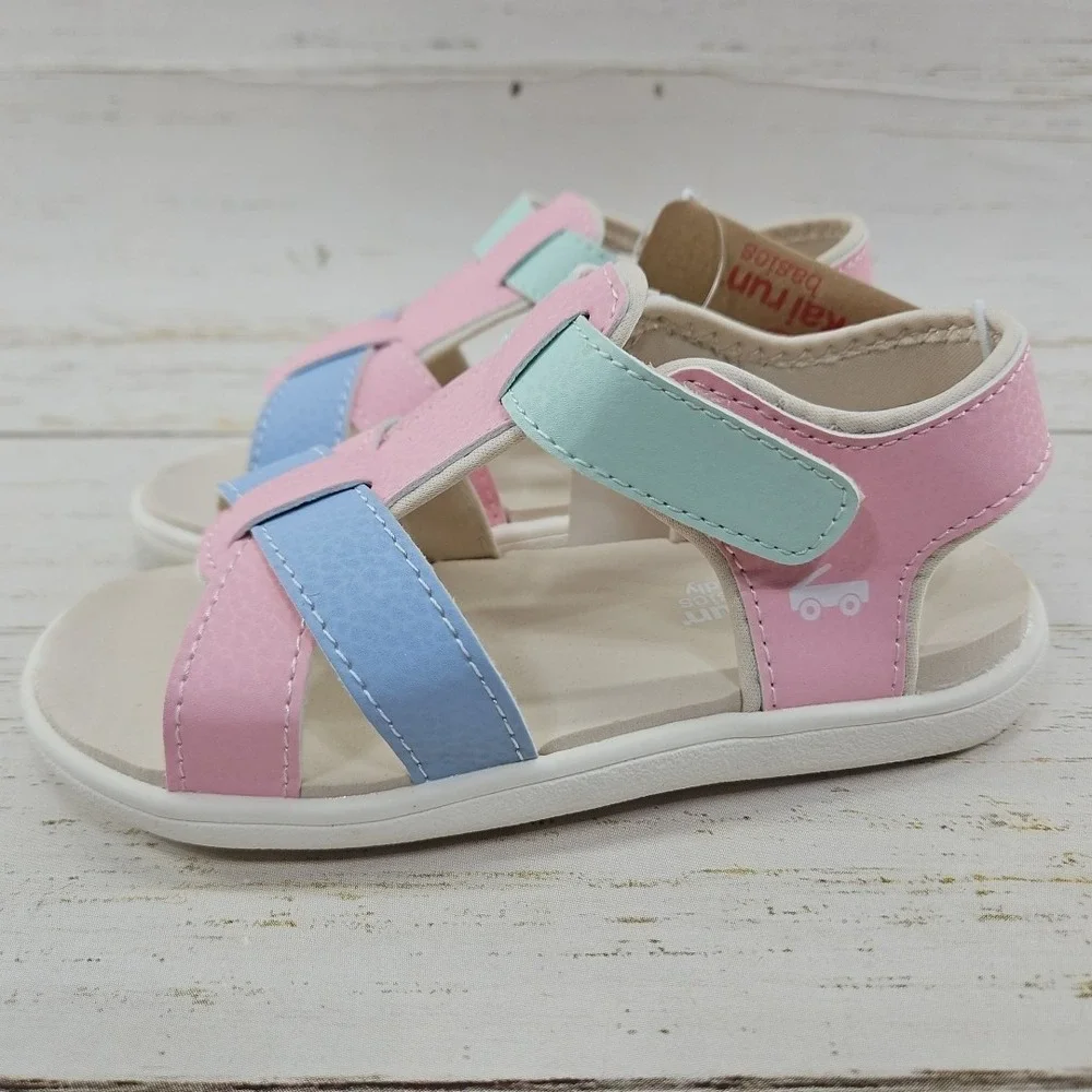 See Kai Run Toddler Basics Shayna Gladiator Sandals Size 10 Pink Water Friendly